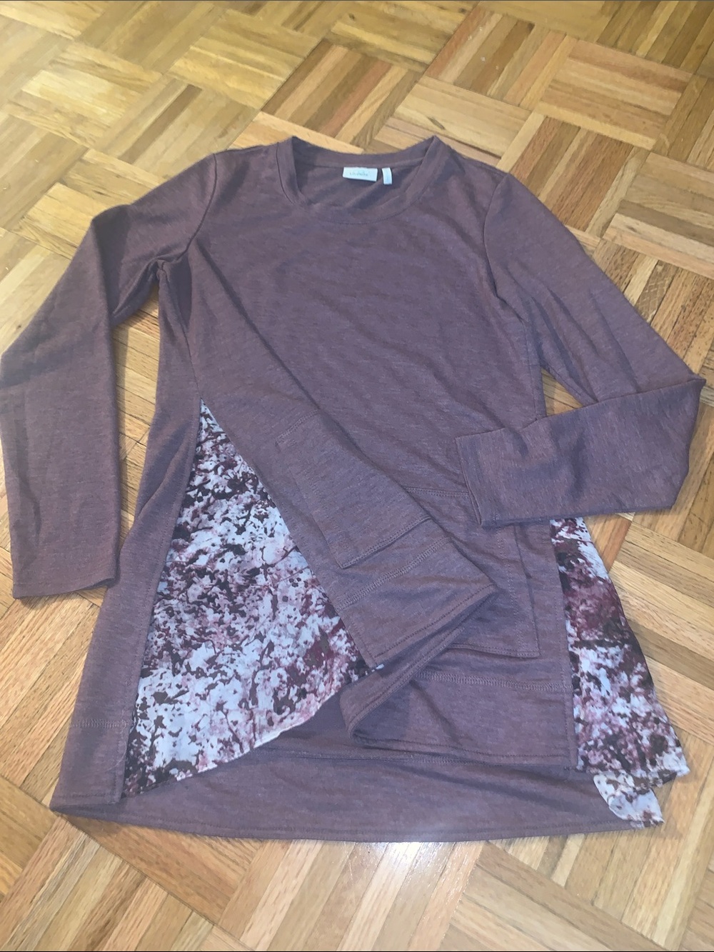 LOGO Lounge - Mauve Tunic Sweater w/ Pockets - Women’s Size XS